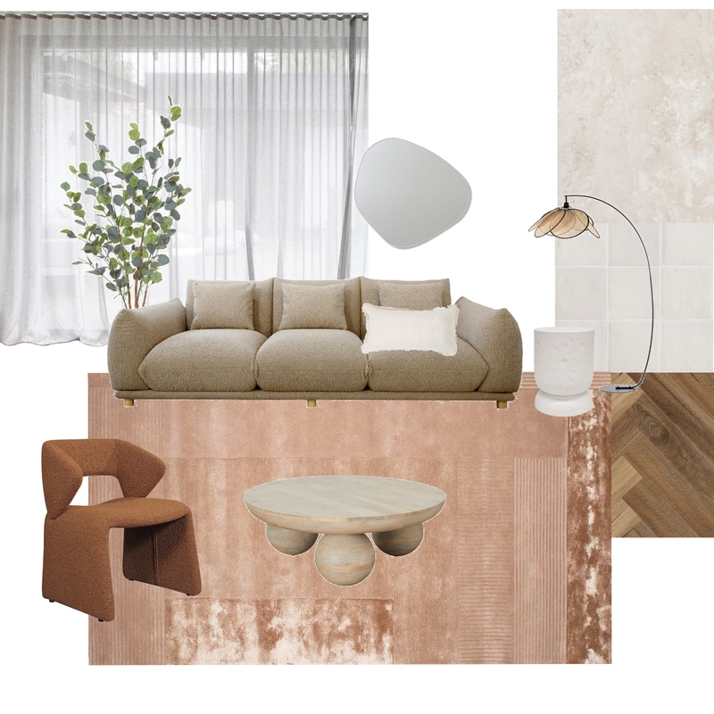 Pink + Rust Mood Board by Studio Winslow on Style Sourcebook