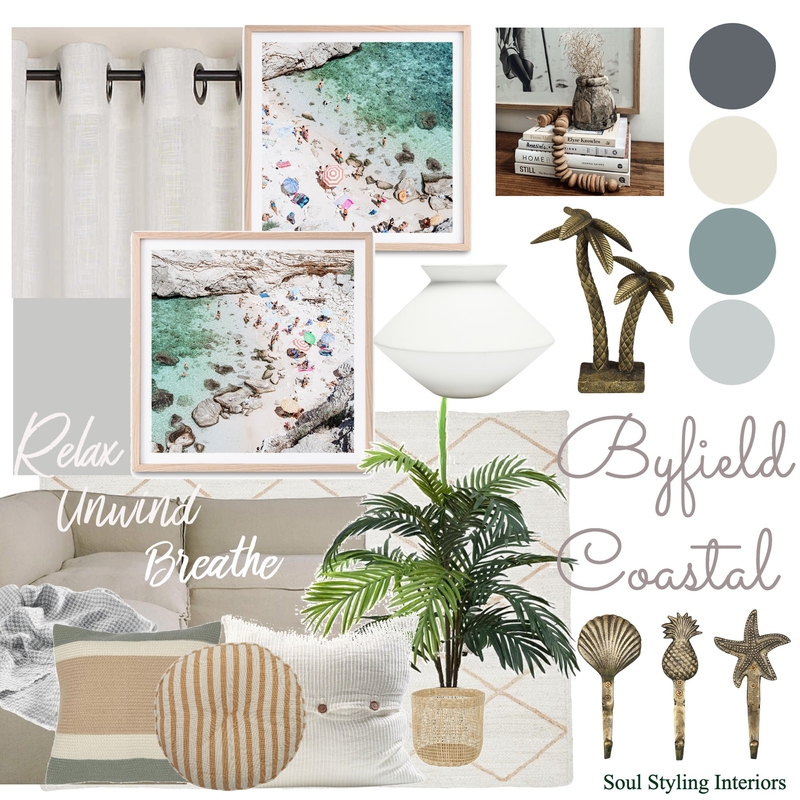 Byfield Coastal Mood Board by KG on Style Sourcebook