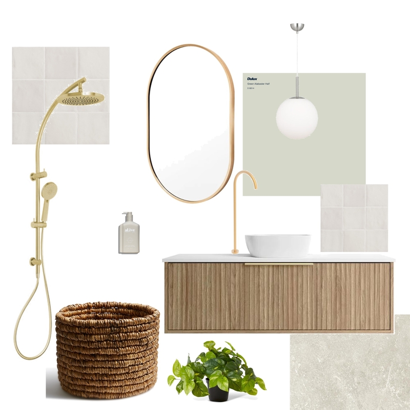 Salle de bain Ton vert Mood Board by stephb on Style Sourcebook