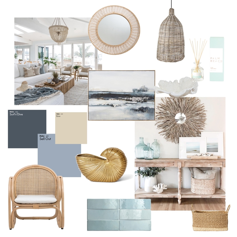 ocean beach style Mood Board by Scarlett Sommerville on Style Sourcebook