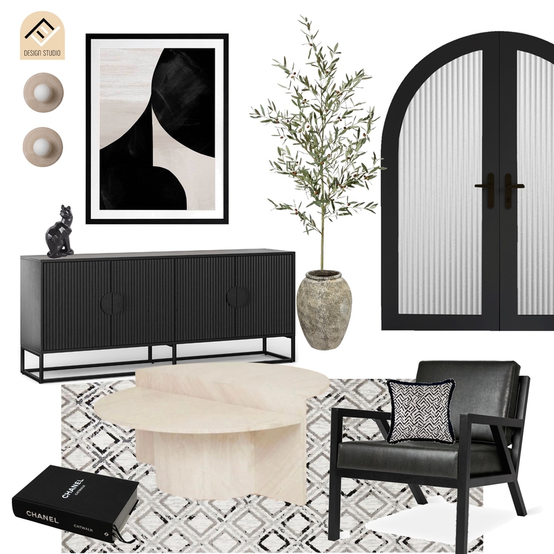 mono magic Mood Board by Five Files Design Studio on Style Sourcebook