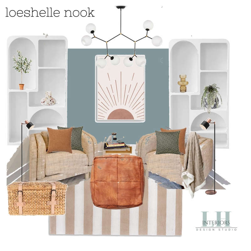 Book Nook Mood Board by lauren@newnestsametree.com on Style Sourcebook