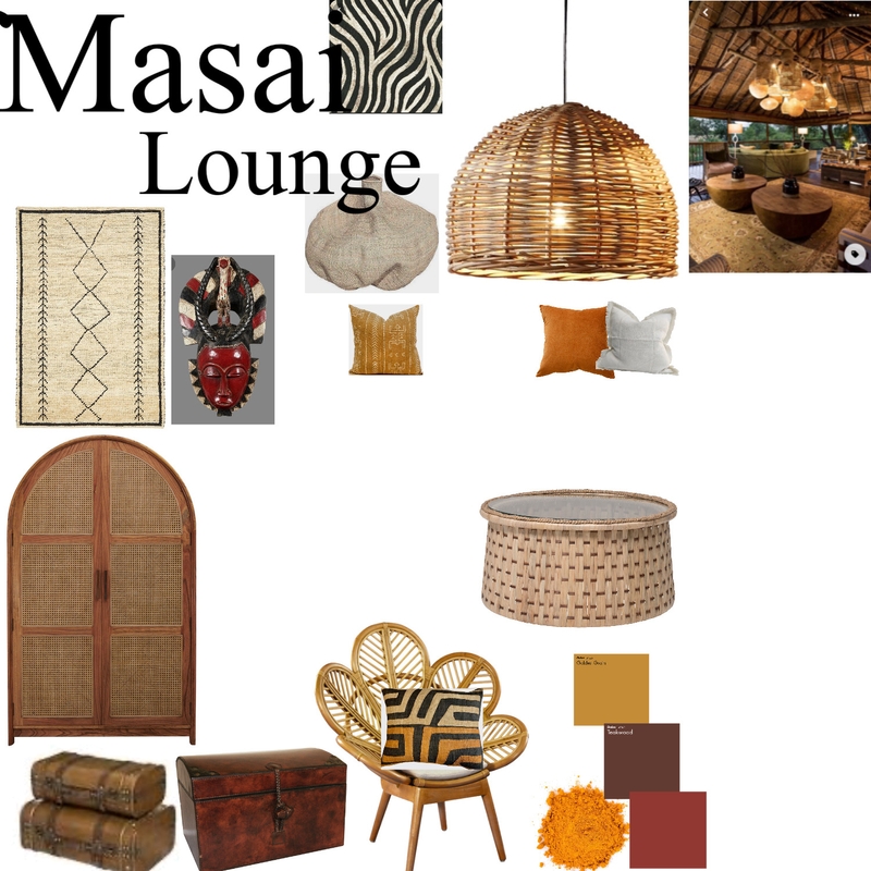 Masai Lounge Mood Board by MaïCamara on Style Sourcebook