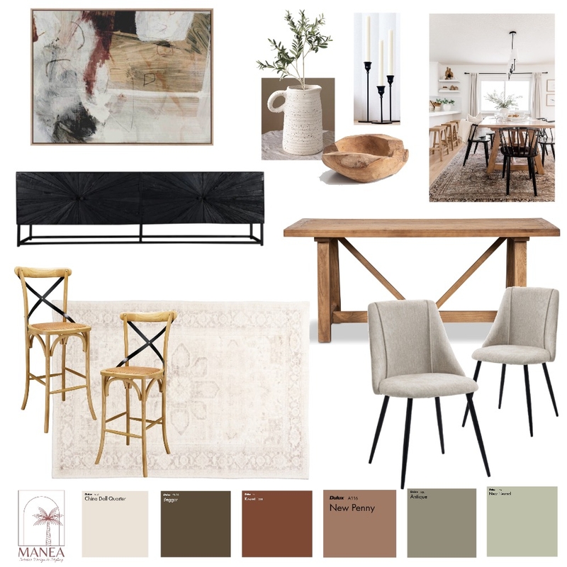 Intrepid Dining 2 Mood Board by Manea Interior Design & Styling on Style Sourcebook