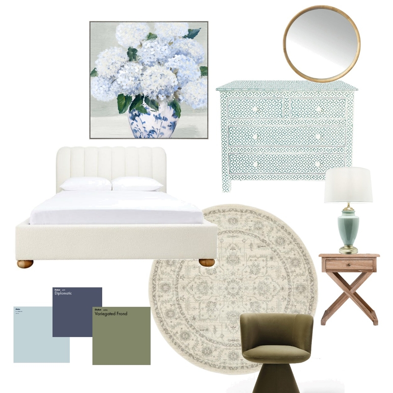 Ecletic bedroom Mood Board by Look Styling Co on Style Sourcebook