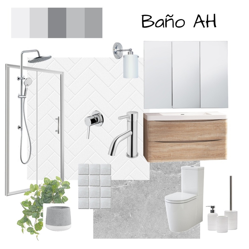 Baño white&gray Mood Board by mar de los rios on Style Sourcebook