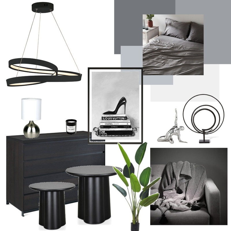 Dark Bedroom Mood Board by Jayden Nel on Style Sourcebook