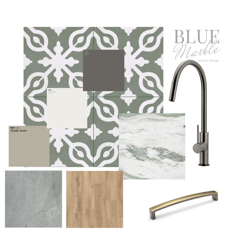 Kitchen Sample board Mood Board by Blue Marble Interiors on Style Sourcebook