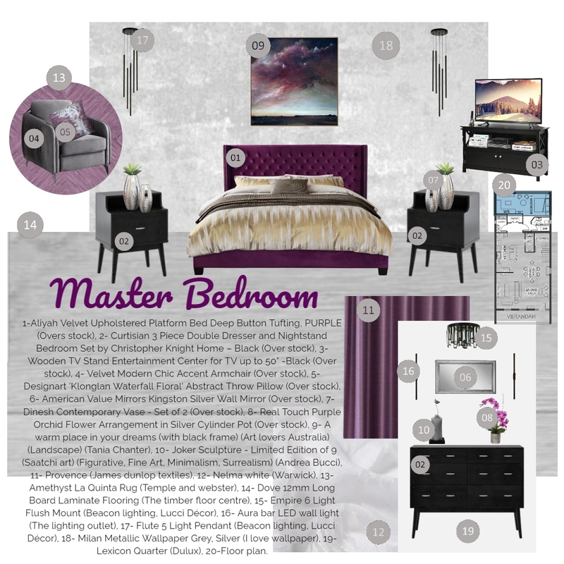 Master Bedroom Mood Board by may el sherif on Style Sourcebook