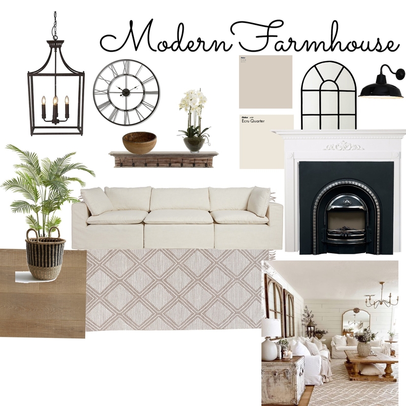 Modern Farmhouse Mood Board by Belindap on Style Sourcebook