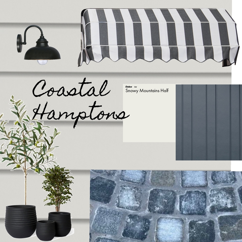 Coastal Hampton’s Facade Mood Board by yvettemcget on Style Sourcebook