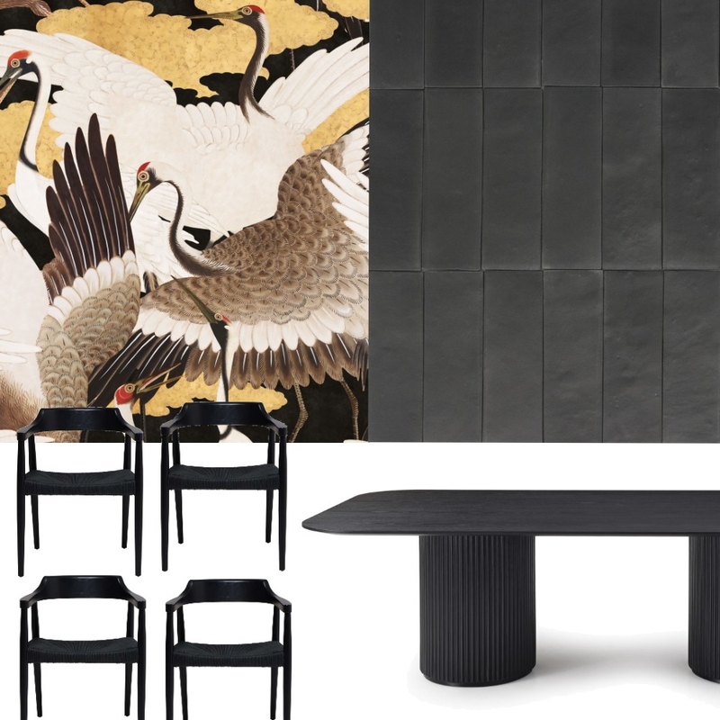 black dining Mood Board by ameliarogers on Style Sourcebook