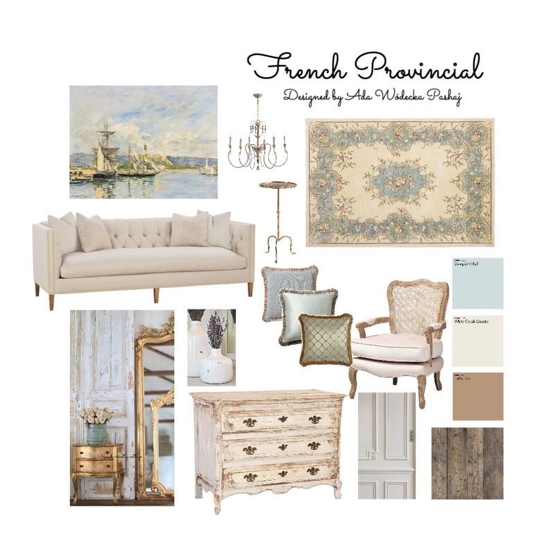 French Province Mood Board by Carollada on Style Sourcebook