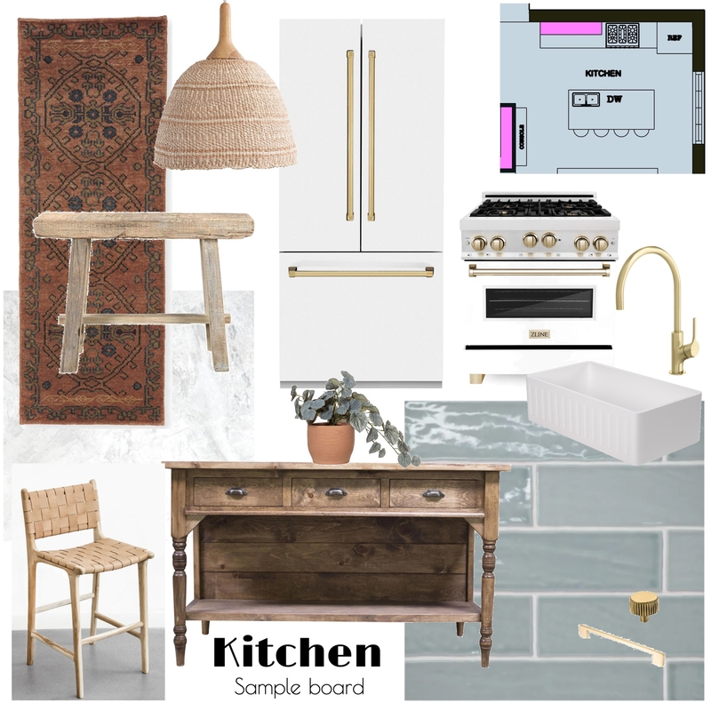 M9-Kitchen Sample Board Mood Board by Dewi Johnson on Style Sourcebook