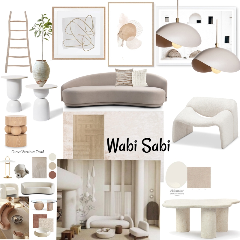 Wabi Sabi Mood Board by Shamean on Style Sourcebook