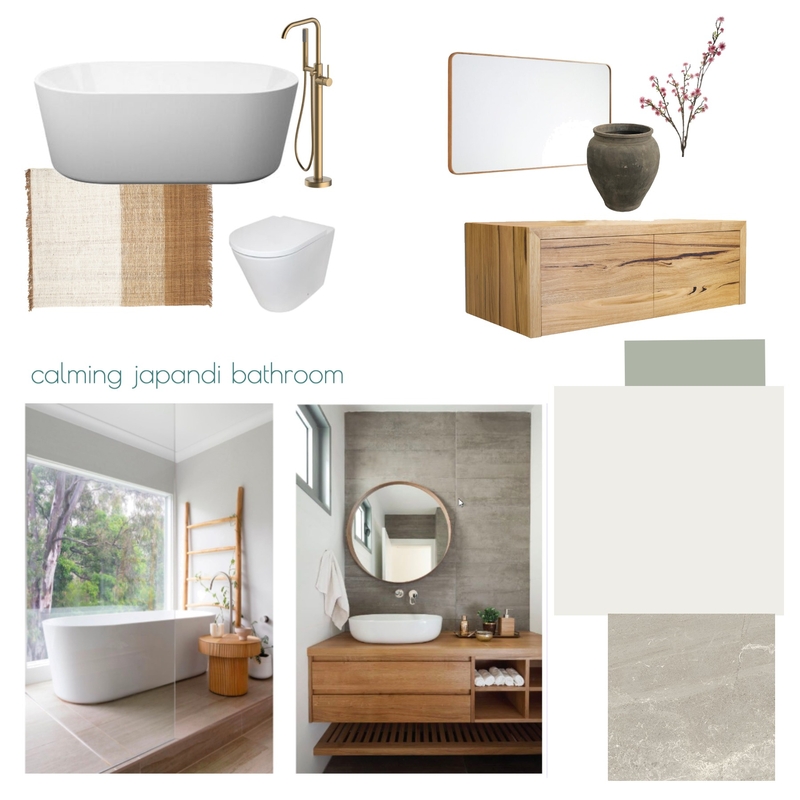 japandi bathroom Mood Board by claire.e.dorman@gmail.com on Style Sourcebook