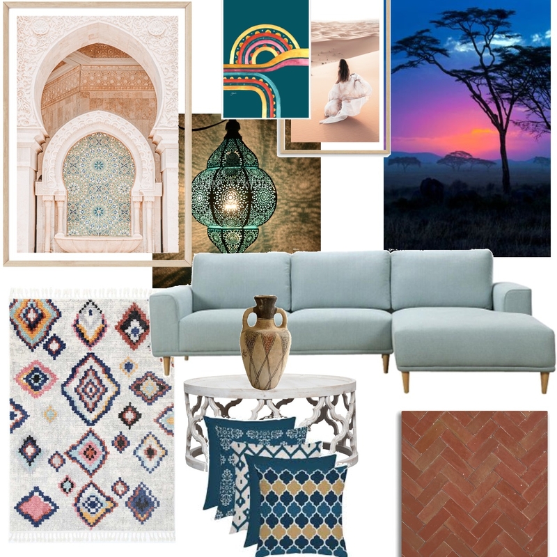 Module 3 - Moroccan Style Mood Board by MillyT on Style Sourcebook