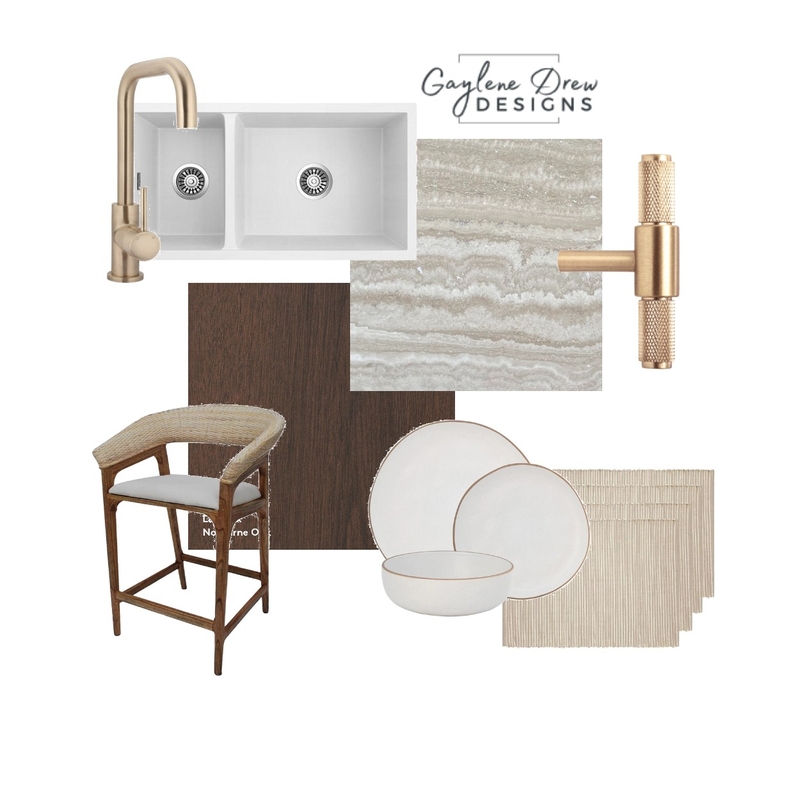 Luxe Kitchen Mood Board by Gaylene Drew Designs on Style Sourcebook