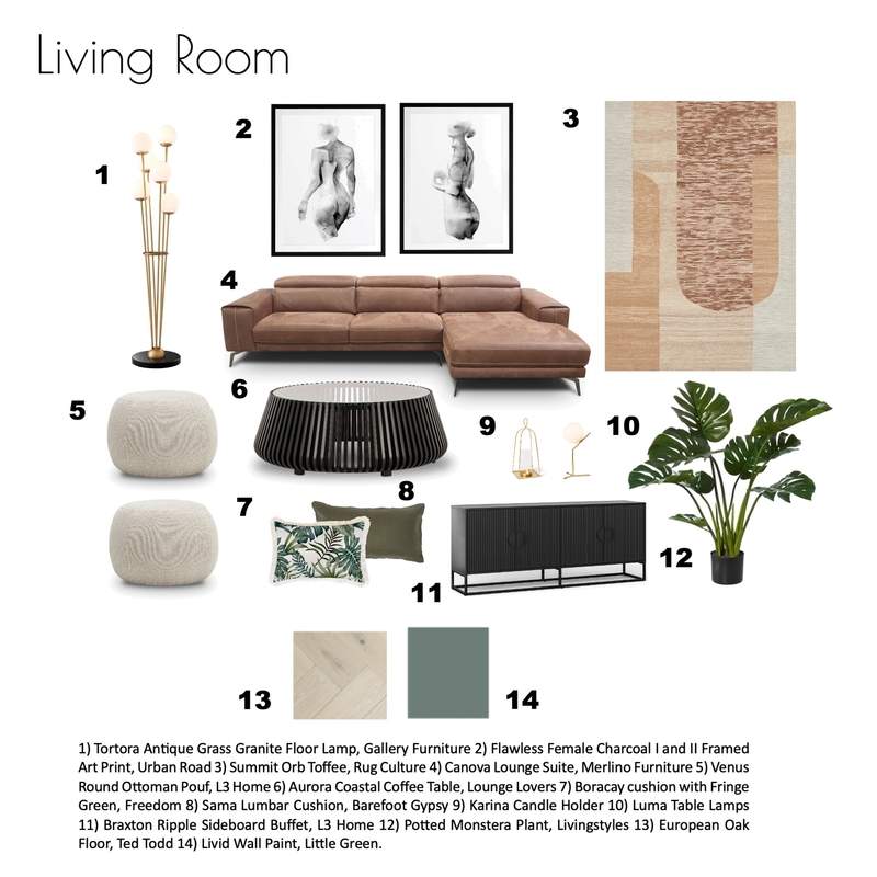 Living Mood Board by mariapb on Style Sourcebook