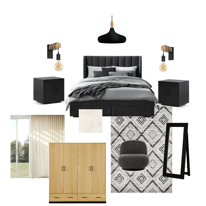 bedroom Mood Board by Aspasia on Style Sourcebook