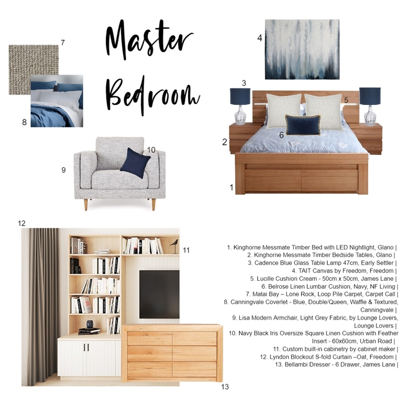 Rach Bedroom Mood Board by AliOpie on Style Sourcebook