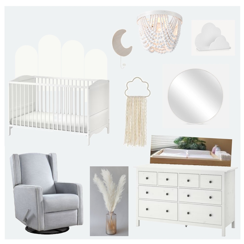 Madi's Dreamy Nursery Mood Board by Brianne.marie.gisele on Style Sourcebook