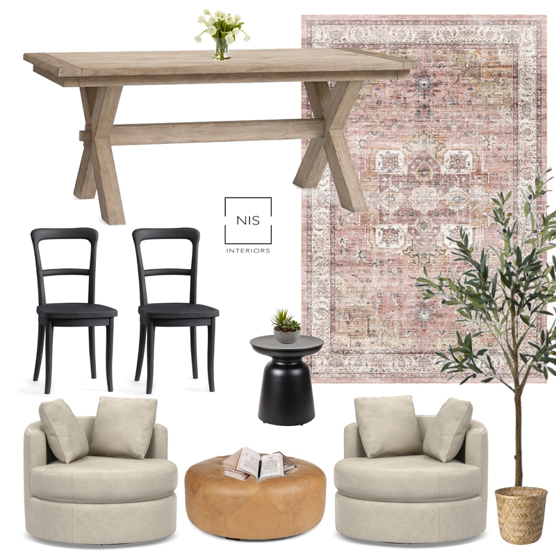 Haddon Hill - 3-Season room (dining + nook) A2 Mood Board by Nis Interiors on Style Sourcebook