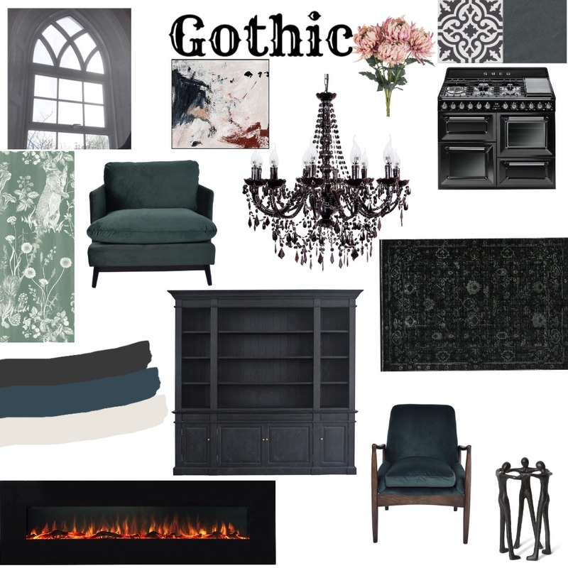 Gothic Mood Board by berniek73@bigpond.com on Style Sourcebook