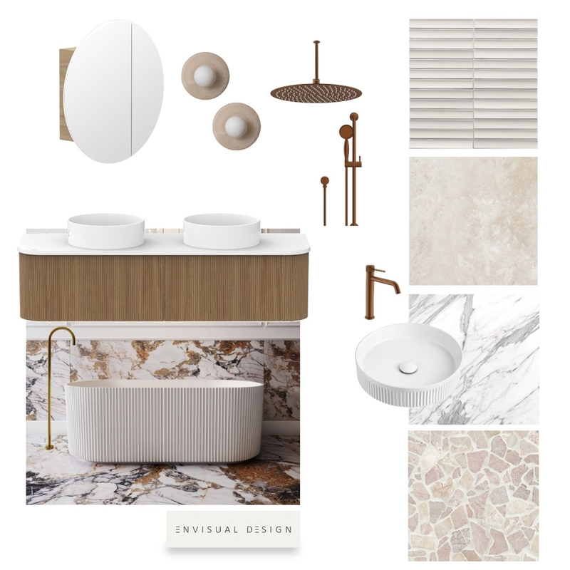 Bathroom Mood Board by envisual design on Style Sourcebook