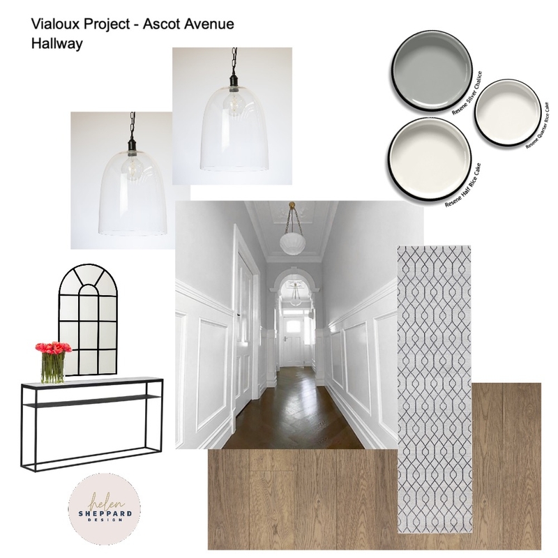 Ascot Ave Project - Hallway Mood Board by Helen Sheppard on Style Sourcebook