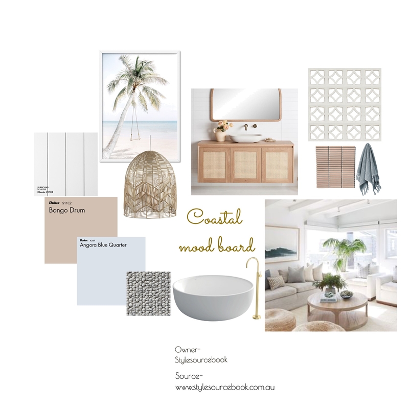 coastal mood board Mood Board by SBlock on Style Sourcebook