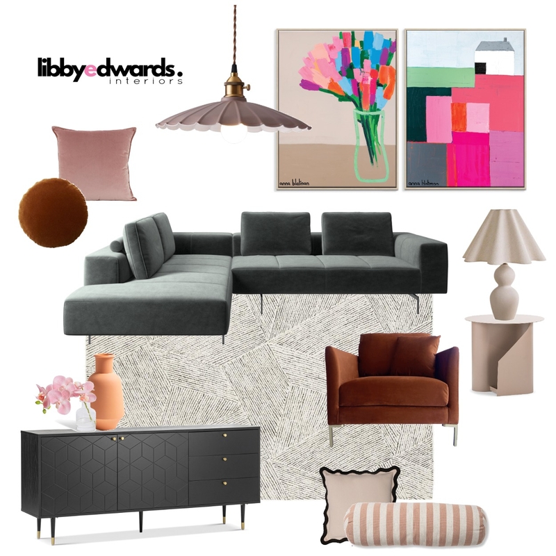 Lounge Living ft. Anna Blatman Mood Board by Libby Edwards on Style Sourcebook