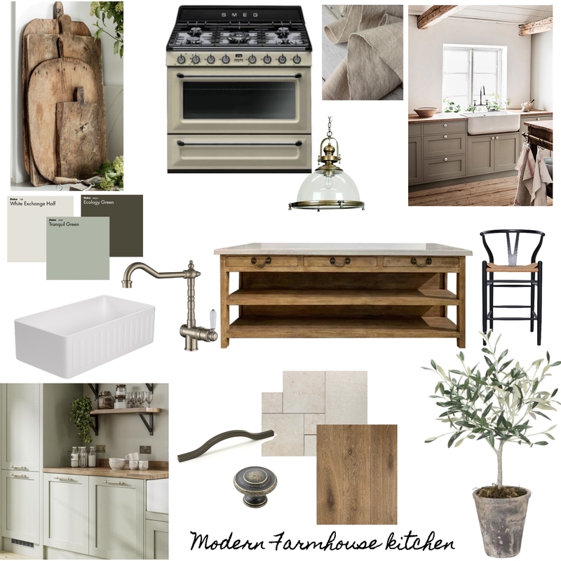 Farmhouse kitchen Mood Board by otjiwa@gmail.com on Style Sourcebook