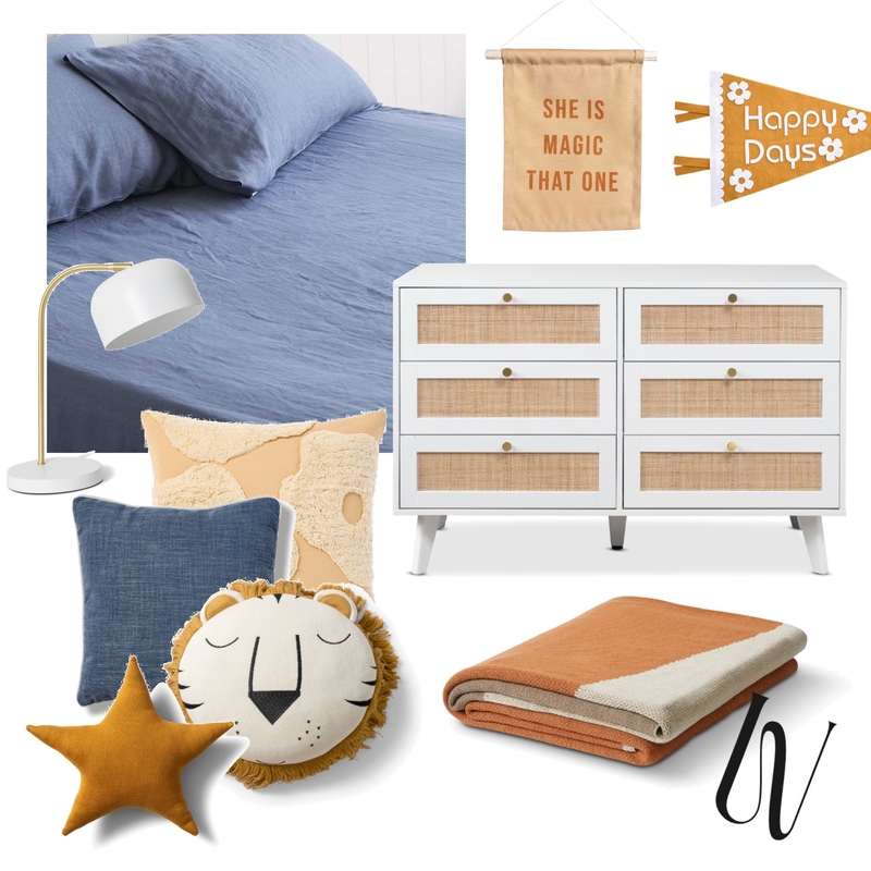 Girl's bedroom concept | July 2023 Mood Board by Wholesome by Design on Style Sourcebook