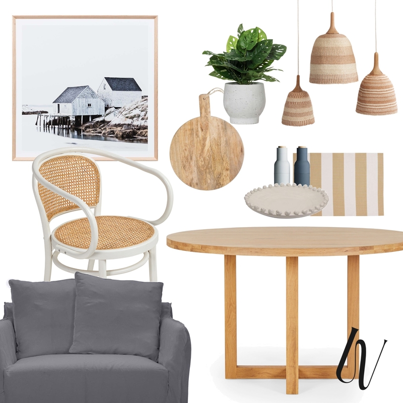 Coastal Open Plan Concept | July 2023 Mood Board by Wholesome by Design on Style Sourcebook