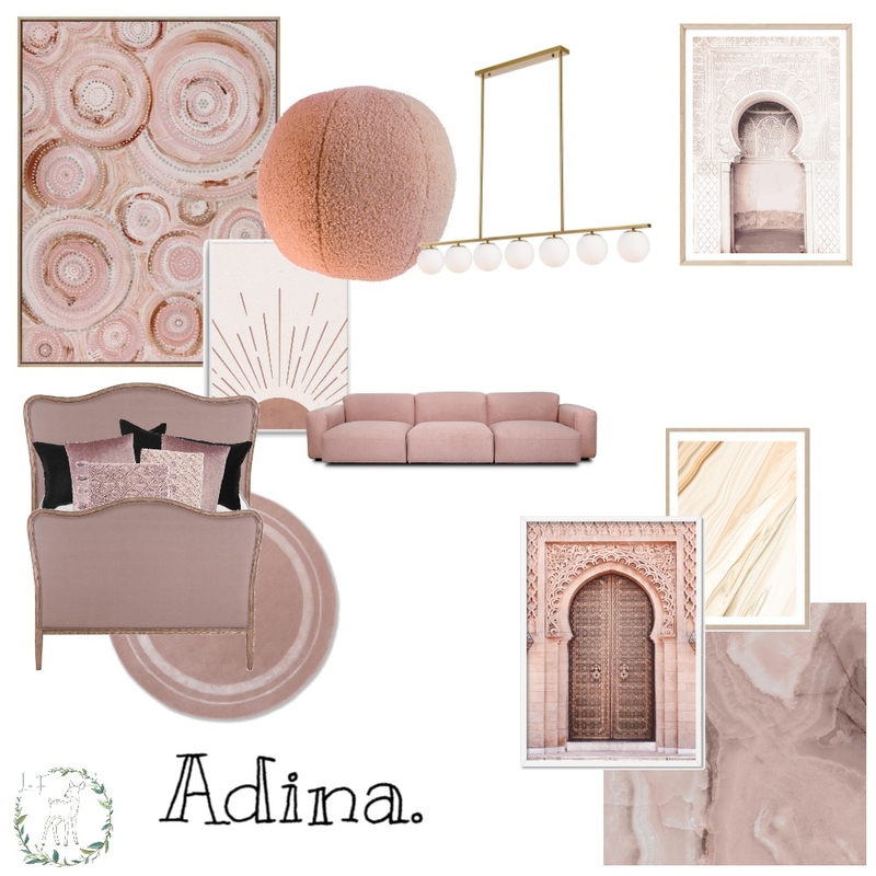 adina Mood Board by Laurel and Fawne on Style Sourcebook