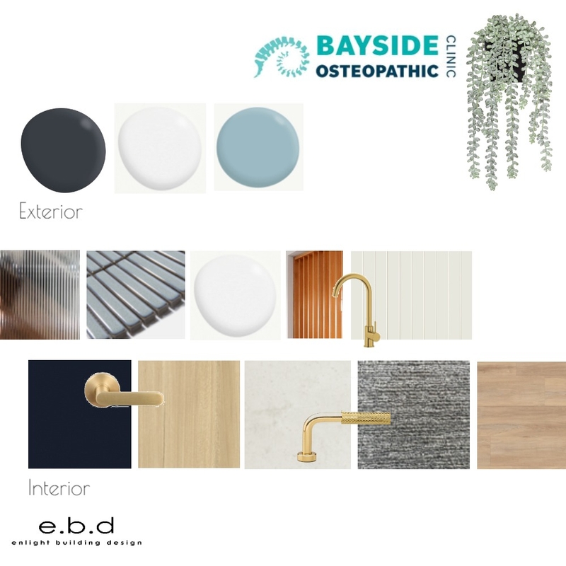 Internal Fitout ~ Bayside Osteopathic Clinic Mood Board by Enlight Building Design on Style Sourcebook