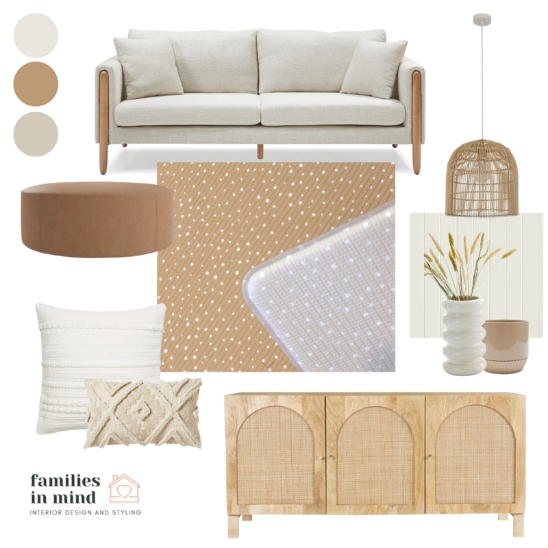 Coastal Family Living Mood Board by Families in Mind Design on Style Sourcebook