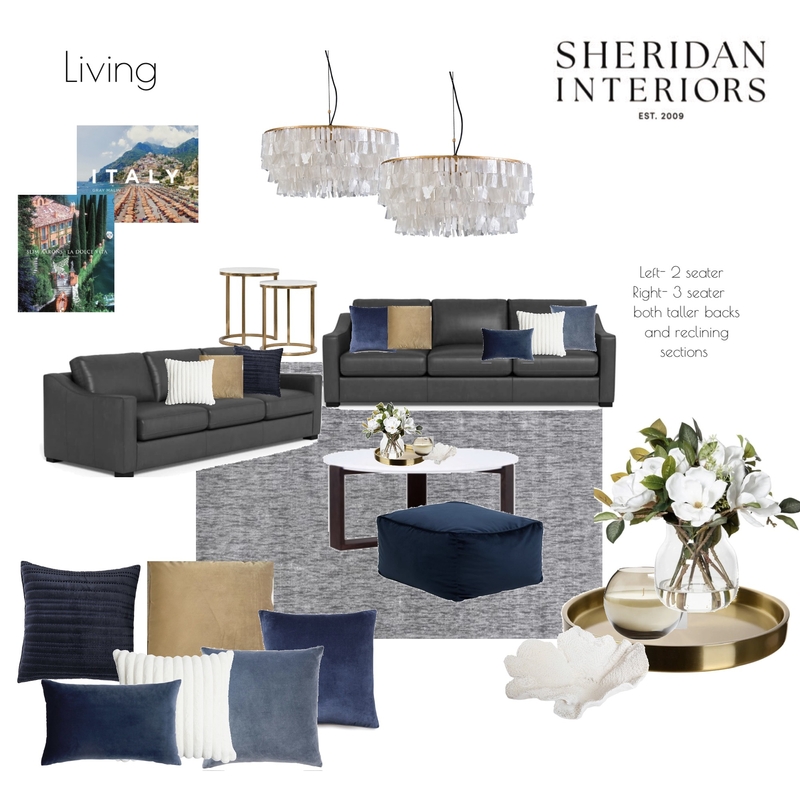 Living Mood Board by Sheridan Interiors on Style Sourcebook