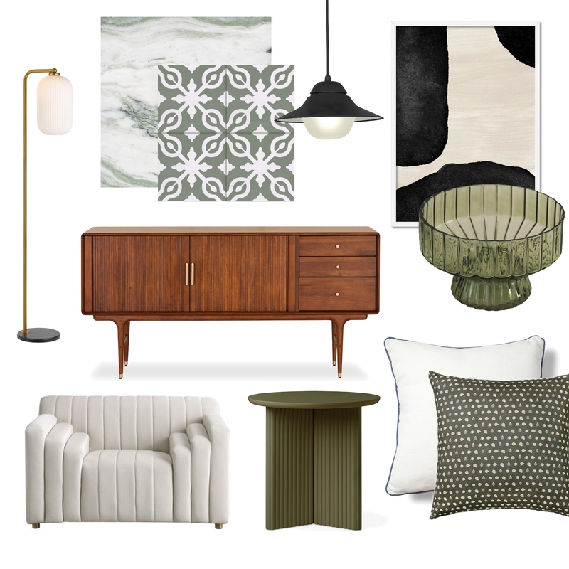 MCM Mood Board by Oleander & Finch Interiors on Style Sourcebook