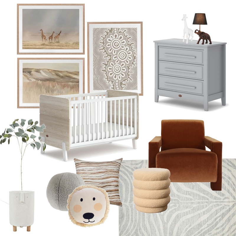 Wildly Calm Nursery Mood Board by Urban Road on Style Sourcebook