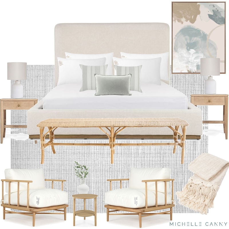 Draft Mood Board - Master Bedroom - Katrina and Dan Mood Board by Michelle Canny Interiors on Style Sourcebook