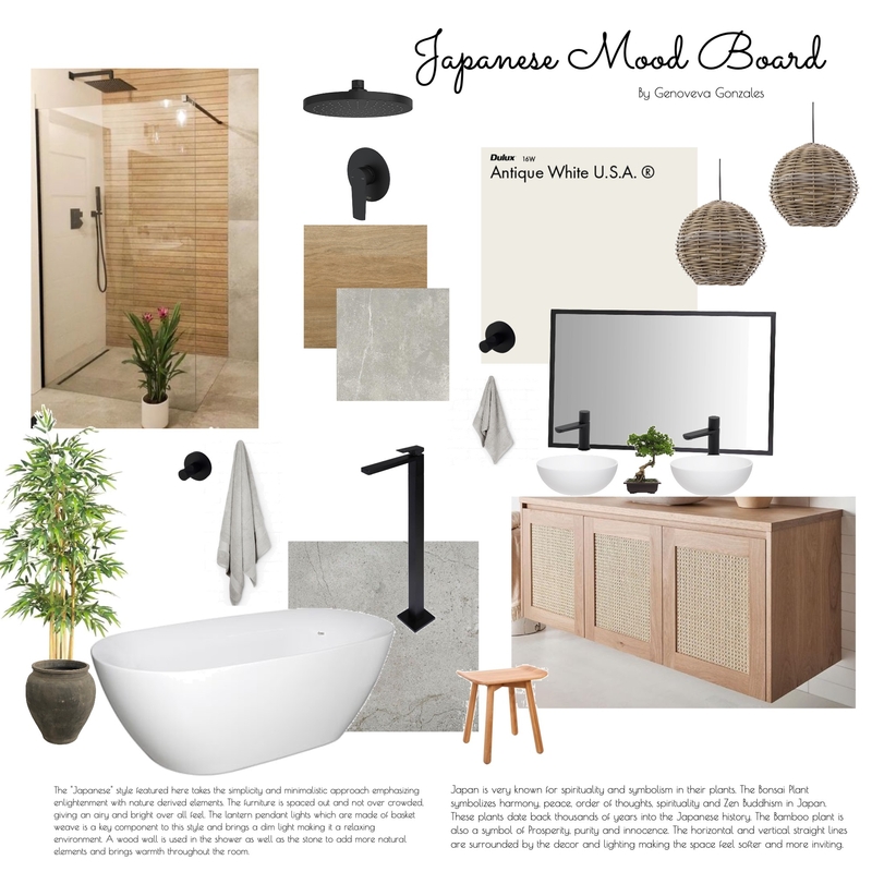 Japanese Mood Board Mood Board by Gen Gonzales on Style Sourcebook