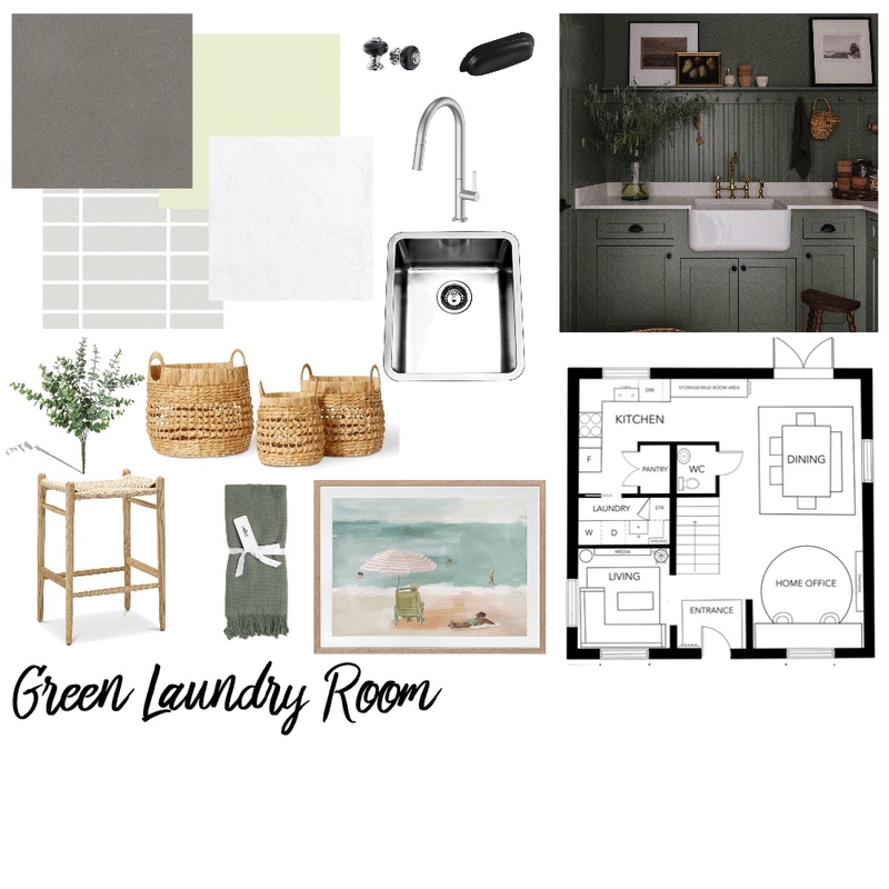 Laundry Room Sample Board Mood Board by aryanefb on Style Sourcebook