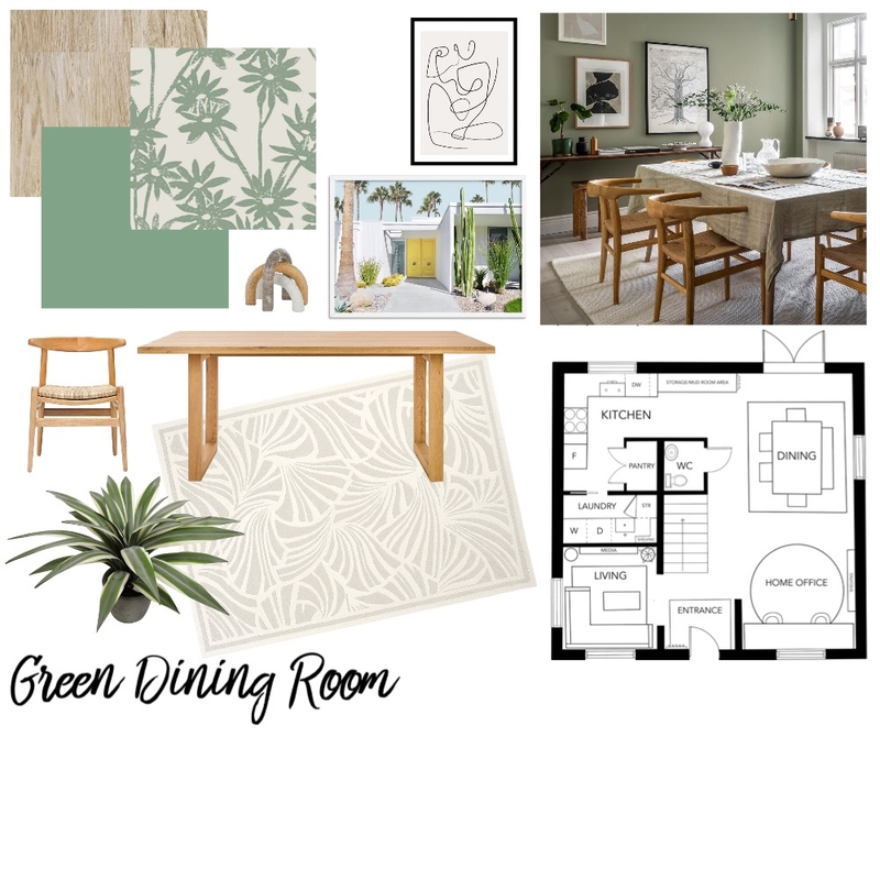 Dining Room Sample Board Mood Board by aryanefb on Style Sourcebook