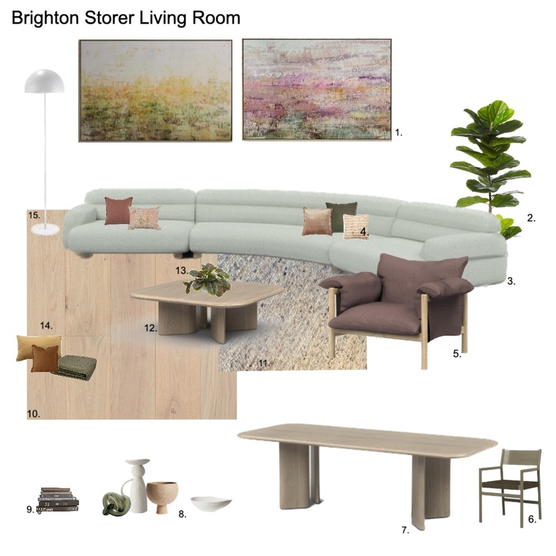 Storer Brighton Living Mood Board by Susan Conterno on Style Sourcebook