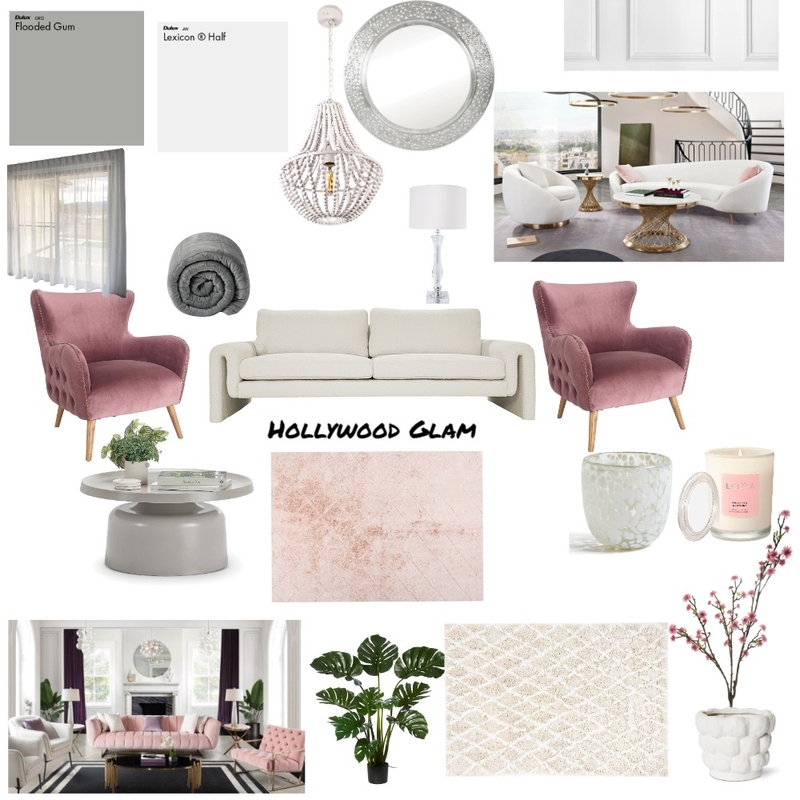 Hollywood Glam Mood Board Mood Board by Veronica on Style Sourcebook