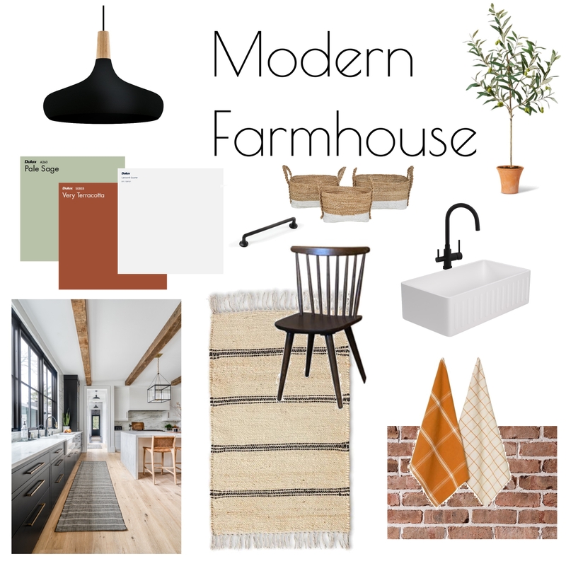 Modern Farmhouse Mood Board by sinijysma on Style Sourcebook