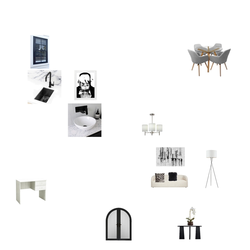 Achromatic scheme Mood Board by fezeka99bhengu@gmail.com on Style Sourcebook