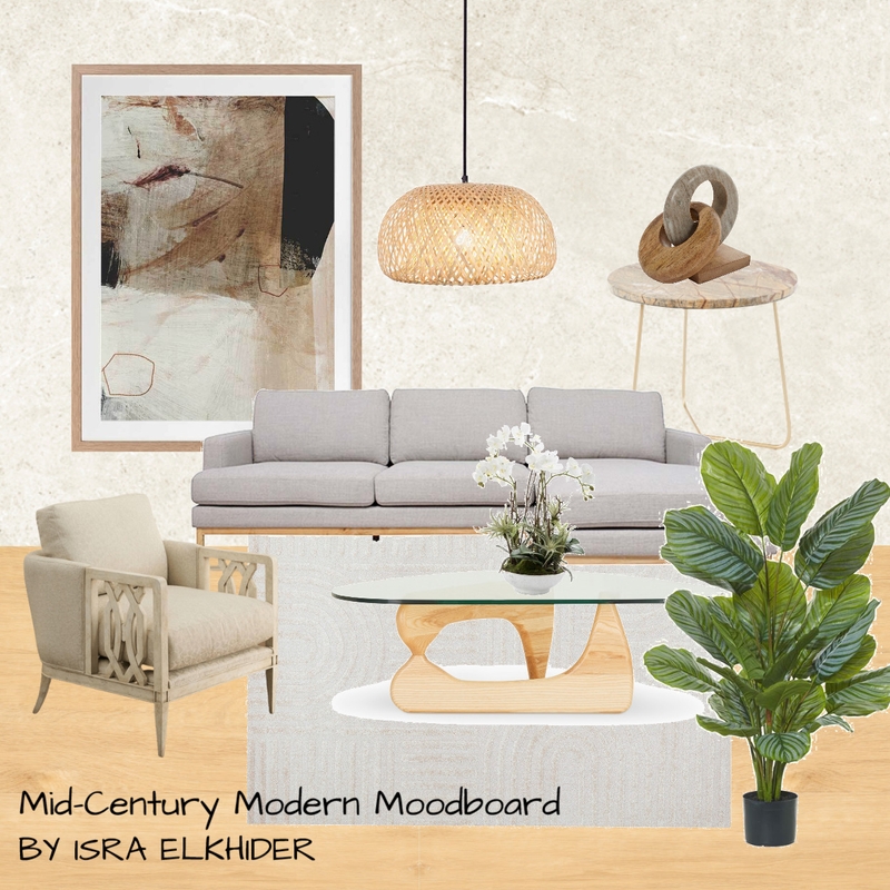 mid-century modern moodboard 003 Mood Board by Isra Elkhider on Style Sourcebook